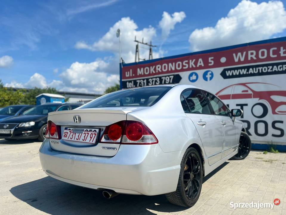 Honda Civic 13 iVTEC HYBRID LPG AUTOMAT 2007 dolnośląskie Wrocław sprzedam