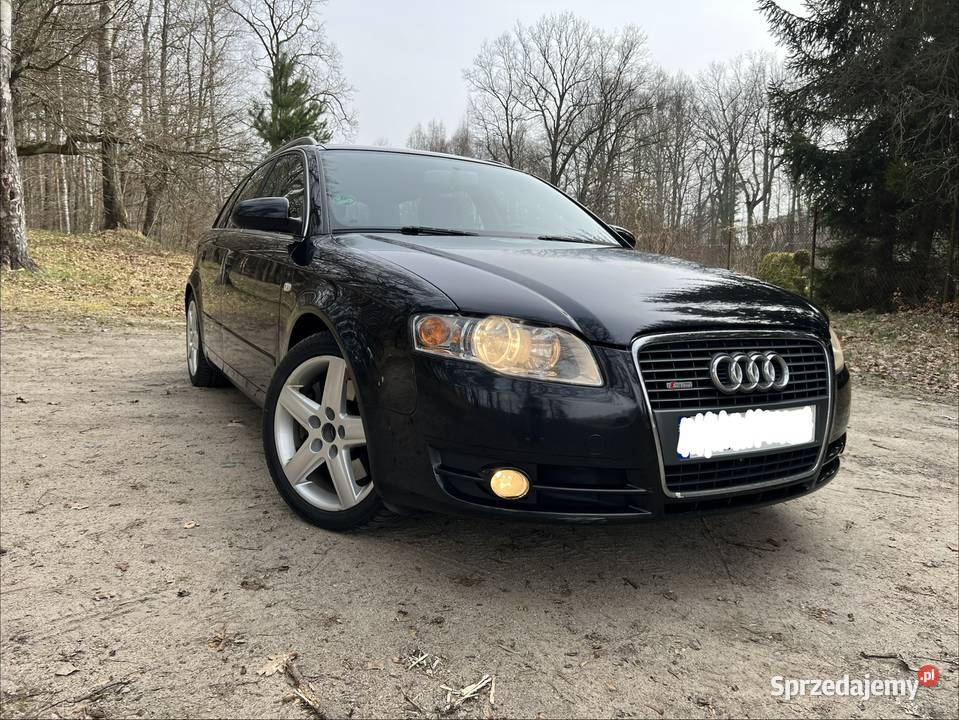 V6 POD MASKĄ W AUDI A4 B7 SLINE elektrycznie ustawiane fotele