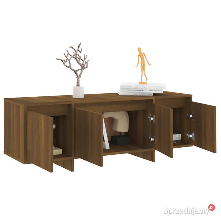 Szafka pod telewizor brązowy dąb 120x30x405 Warszawa