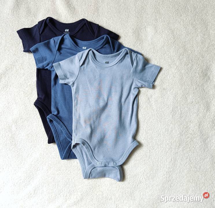 Zestaw 5x Body HM Rozmiar 56 100 Bawełna 5pak H&M Szczecin
