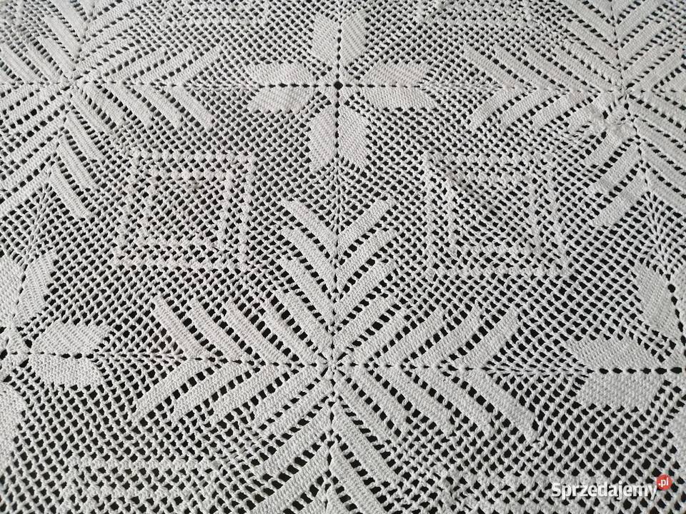 obrus serweta antyk staroć szydełkowa Tkaniny pomorskie Gdynia