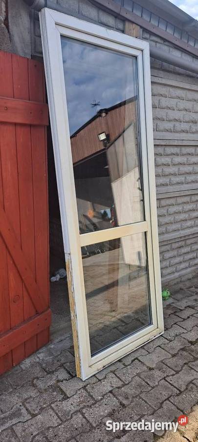 Drzwi balkonowe 90 x 230 wielkopolskie Lamki