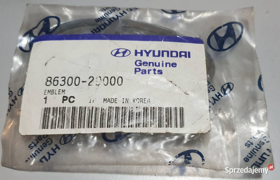 Hyundai LOGO H EMBLEMAT 8630029000 Oryginał wielkopolskie Poznań sprzedam
