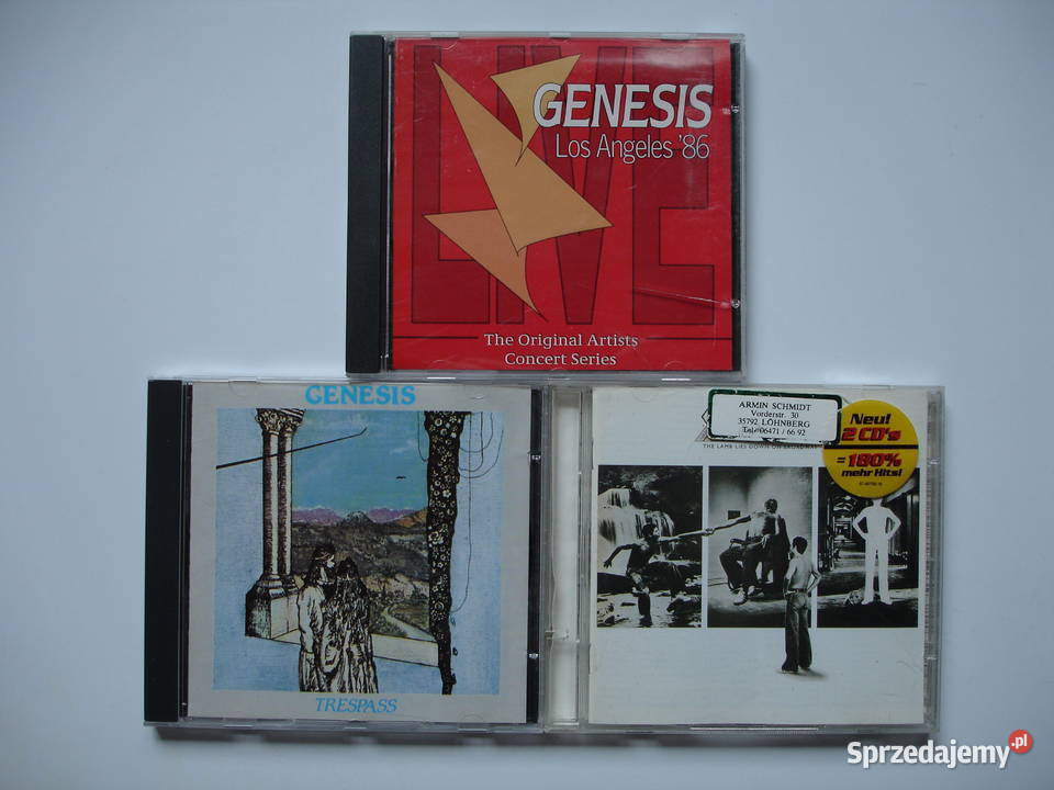 GENESIS płyty CD lubuskie Zielona Góra