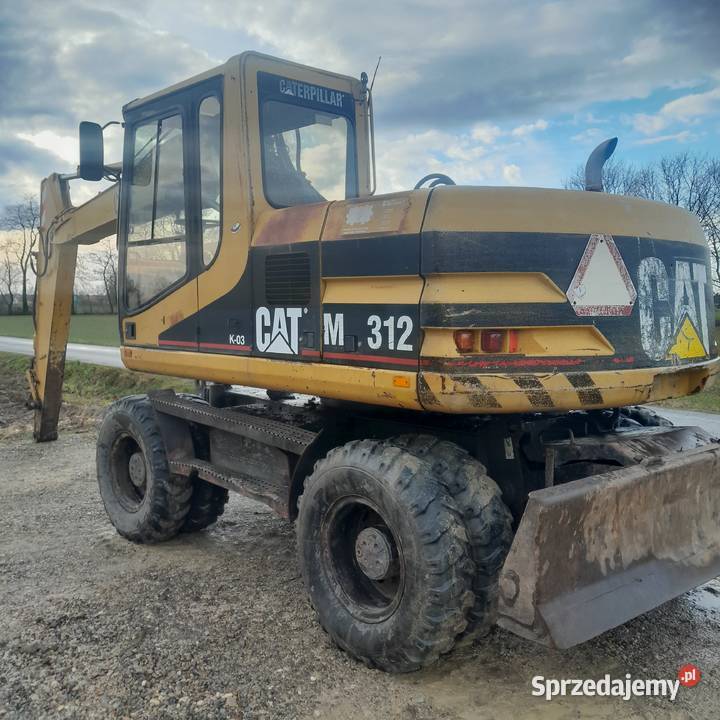 Koparka kołowa cat m312 podkarpackie Zabrnie