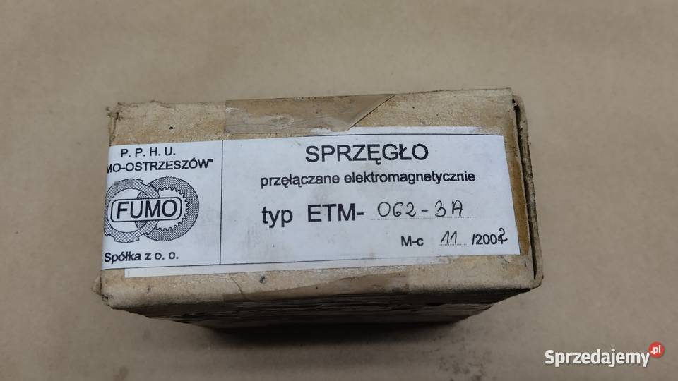 Sprzęgło wielopłytkowe ETM0623A Produkcja mazowieckie Warszawa