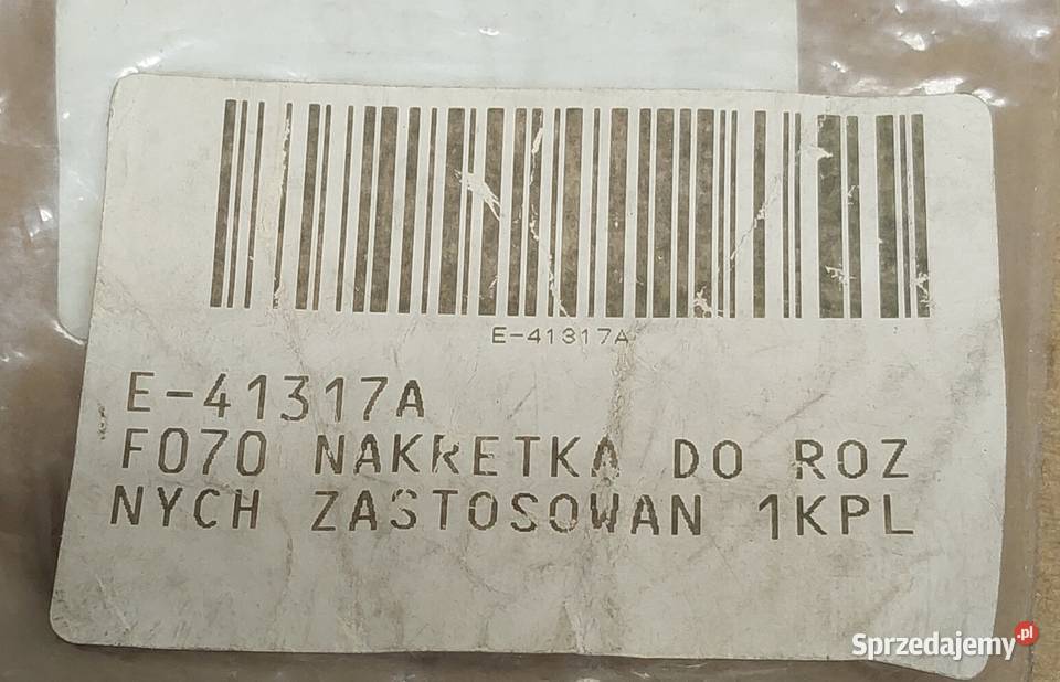 NAKRĘTKA GNIAZDO M6 OSŁON PEUGOT RENAULT IVECO Mielęcin