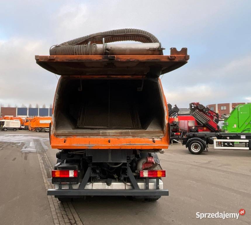 Zamiatarka Bucher Mercedes 1829 Eur 5 napęd 4x4