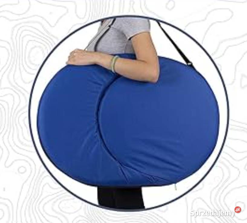 Krzesełko podłogowe przenośne z oparciem Przasnysz