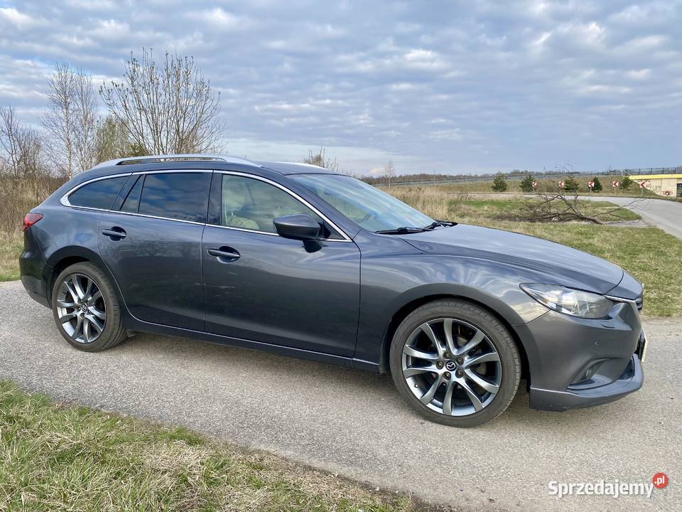 Mazda 6 2013 bogata wersja vebasto hak jasne Rok produkcji 2013 łódzkie Bełchatów
