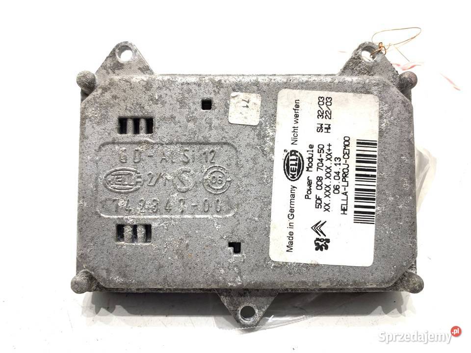 PRZETWORNICA XENON PEUGEOT 407 5DF00870450 MODUŁ podkarpackie