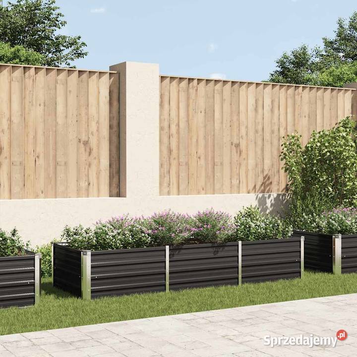 vidaXL Podwyższona donica antracyt 240x80x45 Warszawa