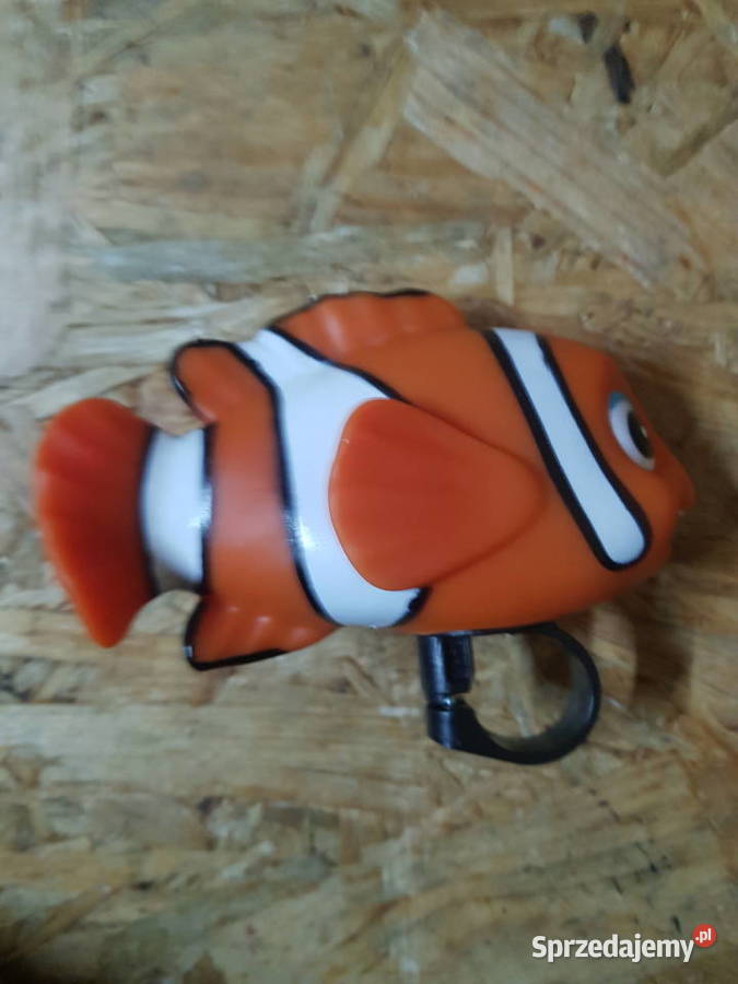 Dzwonek zabawka RYBKA NEMO piszczałka