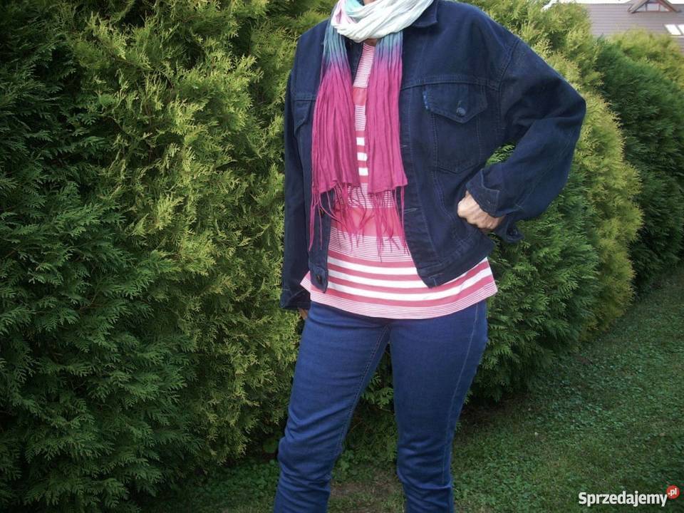 Kurtka Dżinsowa Jeansowa Granatowa 38 40 Nowy Sącz