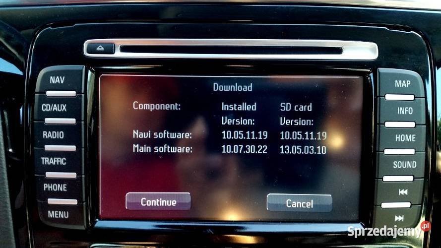 FORD NX SD DVD MONDEO KUGA FOCUS GALAXY POLSKIE Łódź