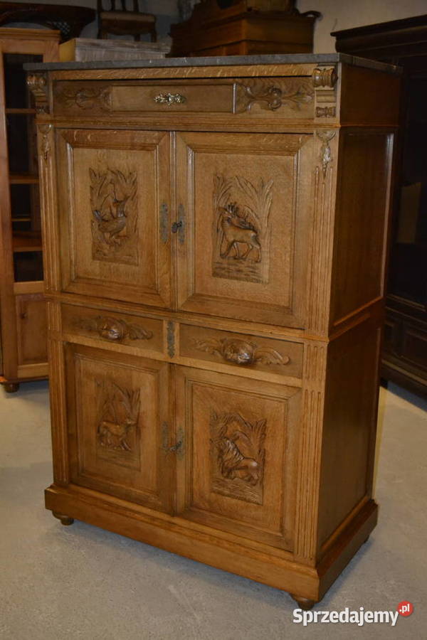 komoda pomocnik 1900 dąb Meble Będzin