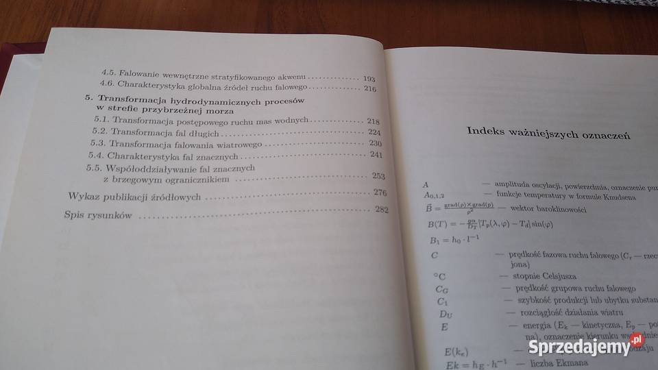 Dynamika morza Czesław Druet Uniwersytet Gdański twarda Książki naukowe i popularnonaukowe
