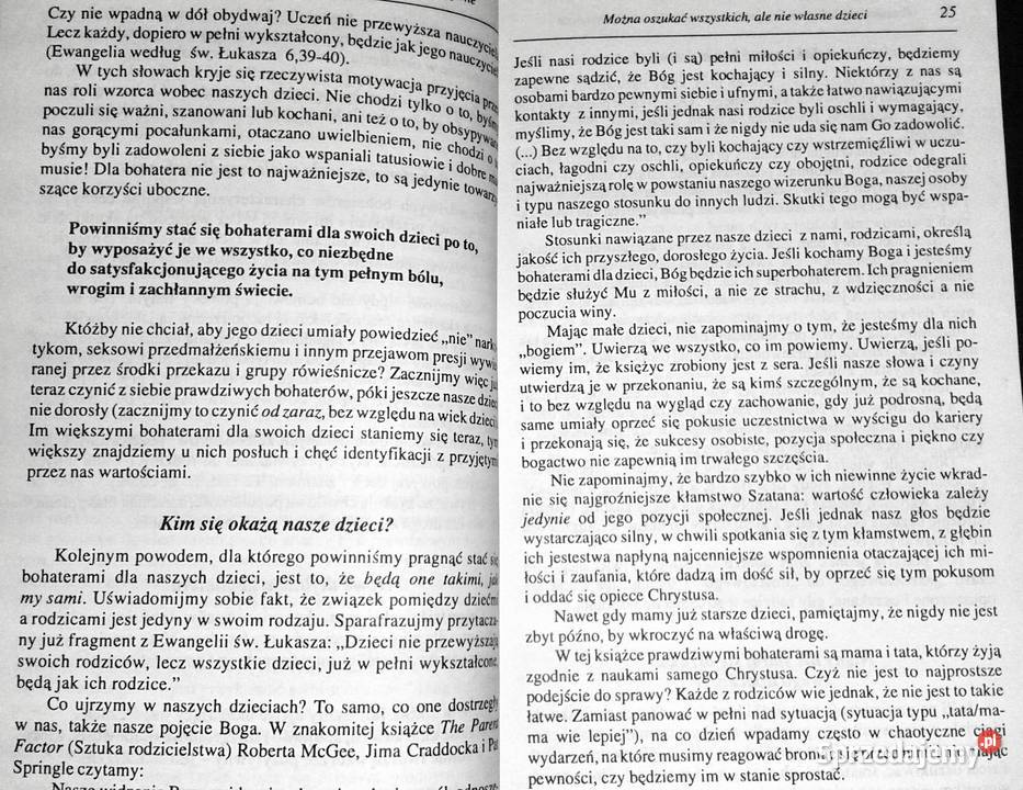 być bohaterem swoich dzieci Josh McDowell Dick Chełm