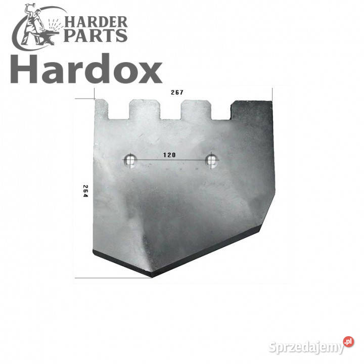 Lemiesz HARDOX 08900457L do kombajnu Suwałki sprzedam