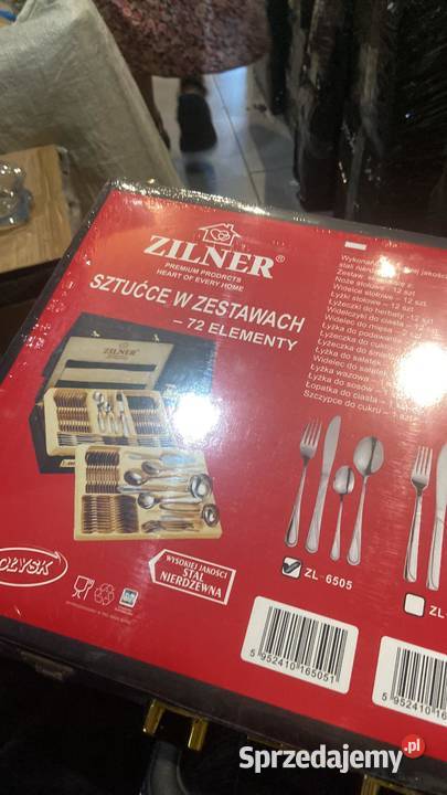 komplet sztućców Zilner ZL6505 12os 72 elementy Rzeszów