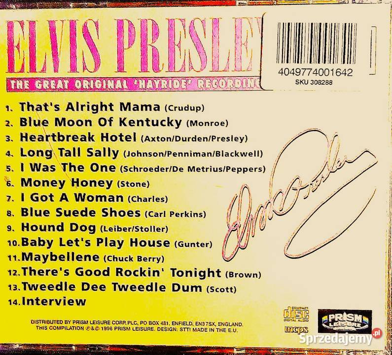 Album CD ELVIS PRESLEY Album Good Rocki n Katowice