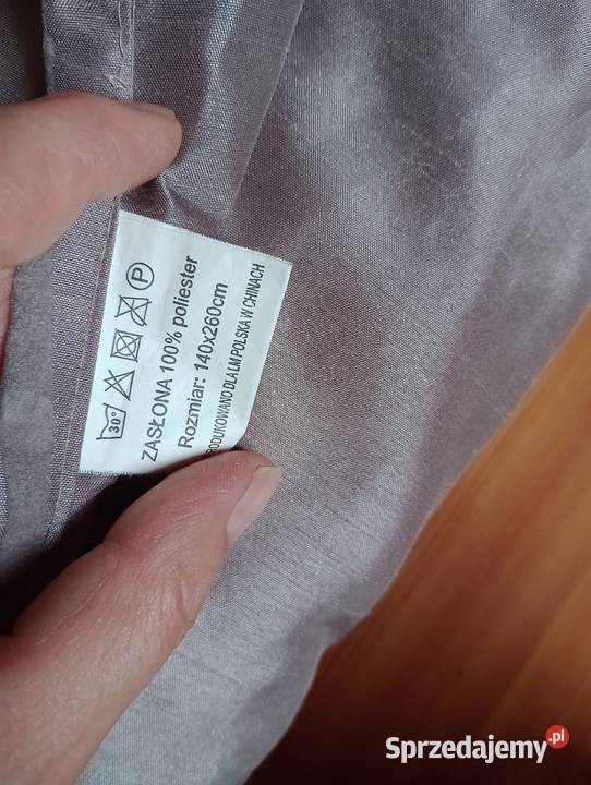 Zasłona na przelotkach Kolor capucino 140x260 Zasłony Katowice
