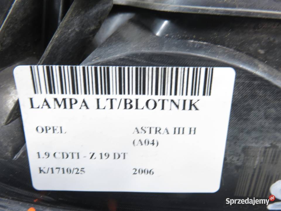 LAMPA LEWA TYLNA OPEL ASTRA III H 24451835