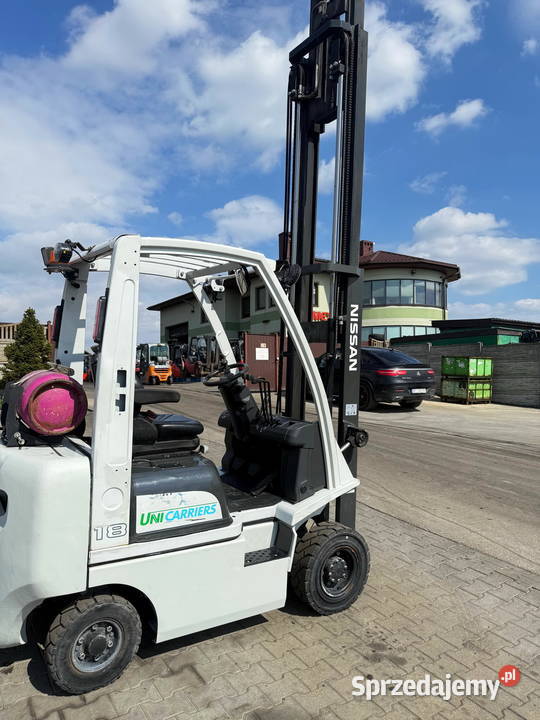 wózek widłowy NISSAN FG18 LPG Triplex 475m Działoszyn