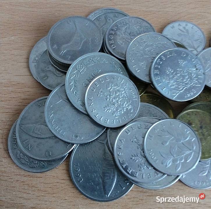CHORWACJA40 MONETLIPY I KUNY Numizmatyka mazowieckie Legionowo sprzedam