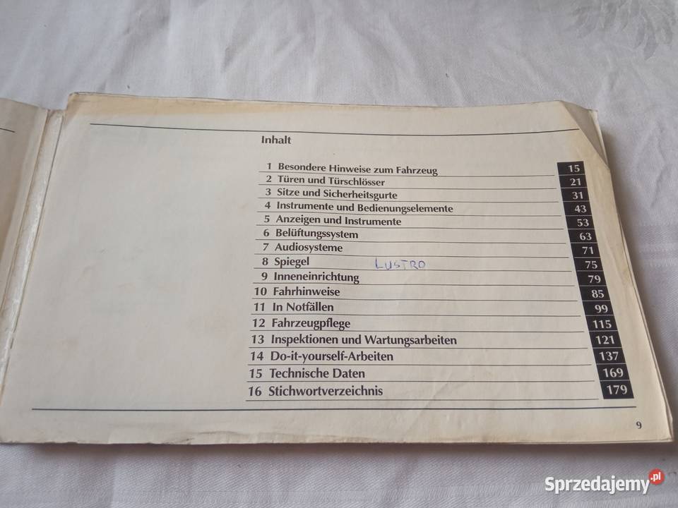 Instrukcja obsługi Daihatsu Charade technika, nauki techniczne Szczecin