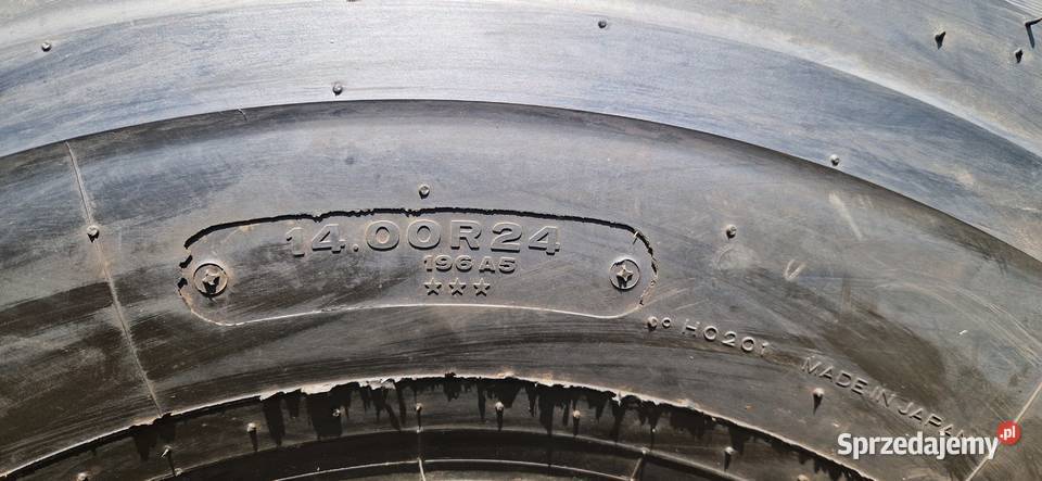 140024 1400r24 Bridgestone BKT 100 bieżnik bez sprzedam