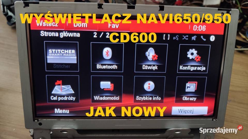 Astra J Navi650 z bluetooth ZESTAW PROGRAMOWANIE Bytom