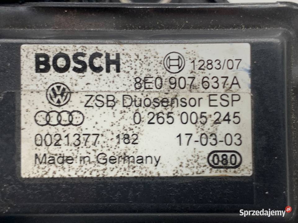 CZUJNIK ESP VW PASSAT B5 FL 8E0907637A