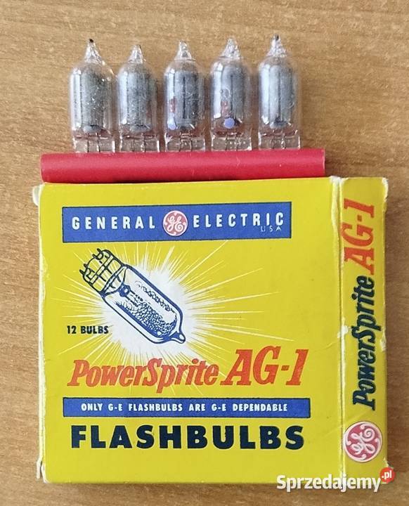 Żarówki spaleniowe do lamp błyskowych