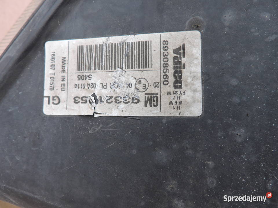 Lampy przód Opel Meriva Lampy przednie Myszków