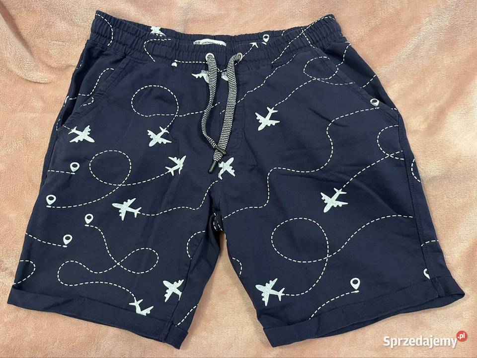 Nowe krótkie spodenki marki szachownica M Rozmiar M Ruda Śląska