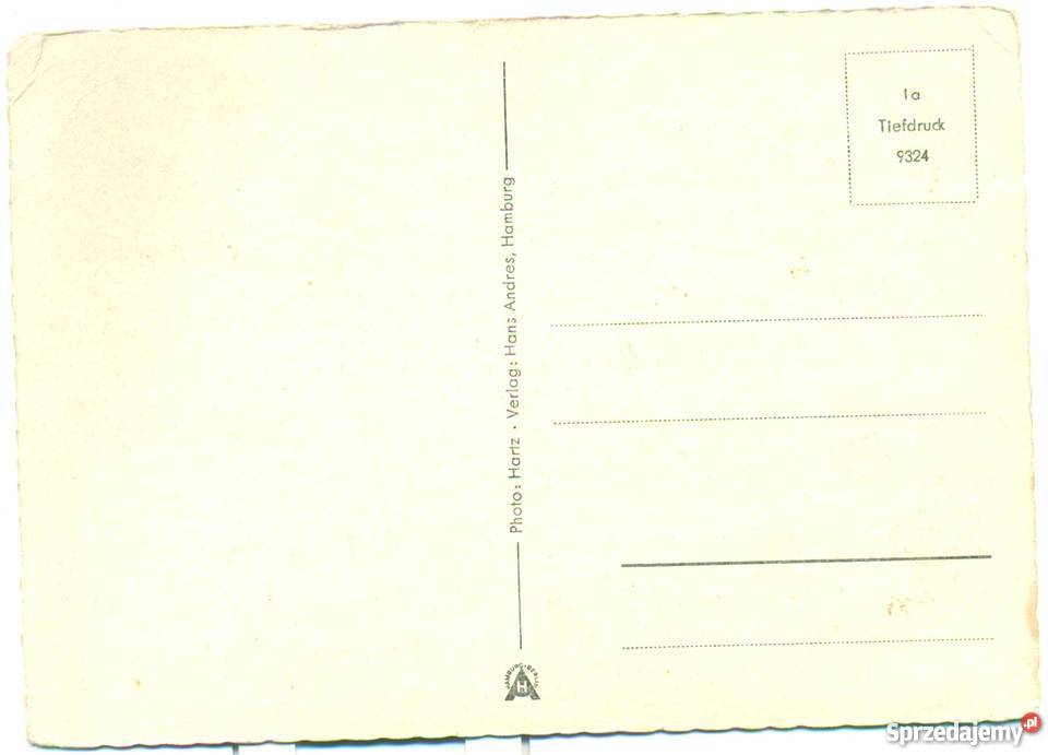 Hamburg 1950 UHLENHORSTER FAHRHAUS UND Pocztówki i karty telefoniczne wielkopolskie Ostrów Wielkopolski