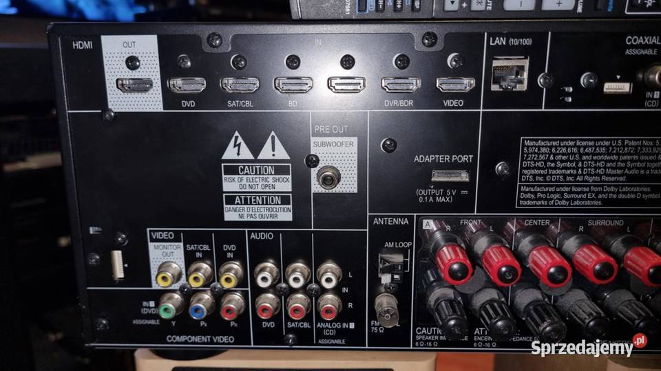 Amplituner Pioneer VSX827 71 USB NET Radio RDS Amplitunery Warta sprzedam