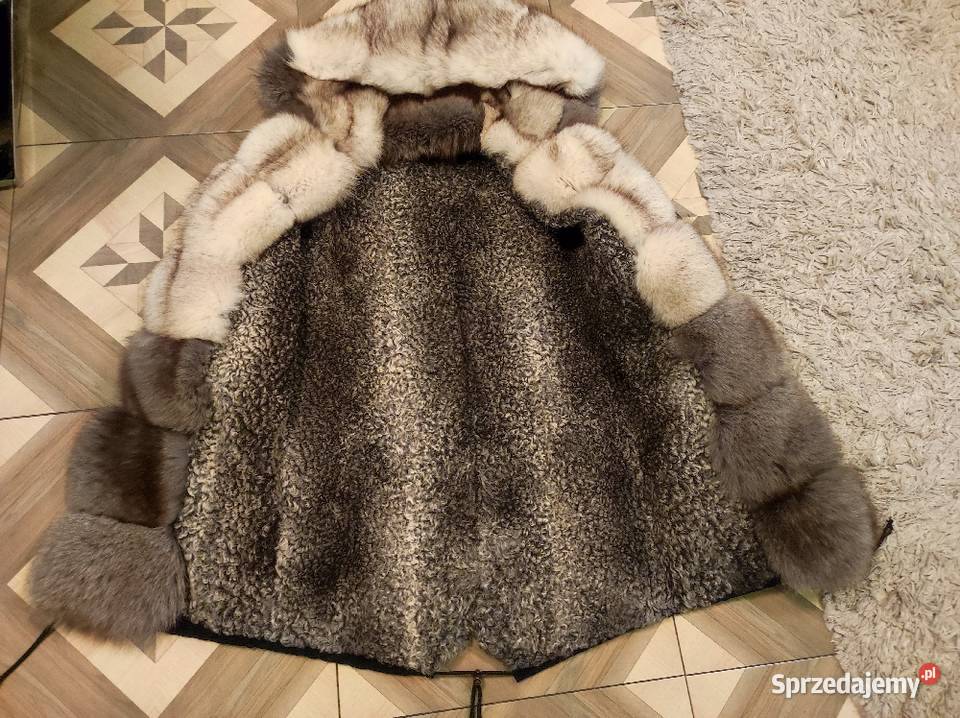 Nowa parka obszycie z lisa Trzebinia