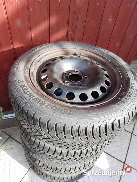 Opony 2155516 zimowe z felgami bez sprzedam