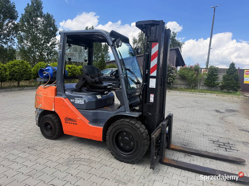 wózek widłowy TOYOTA 8FGJF35 LPG Triplex 43m Działoszyn sprzedam