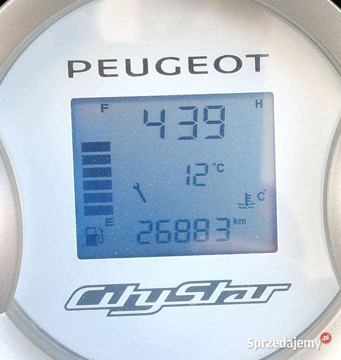 Peugeot Citystar 125 2016r brązowy Pleszew