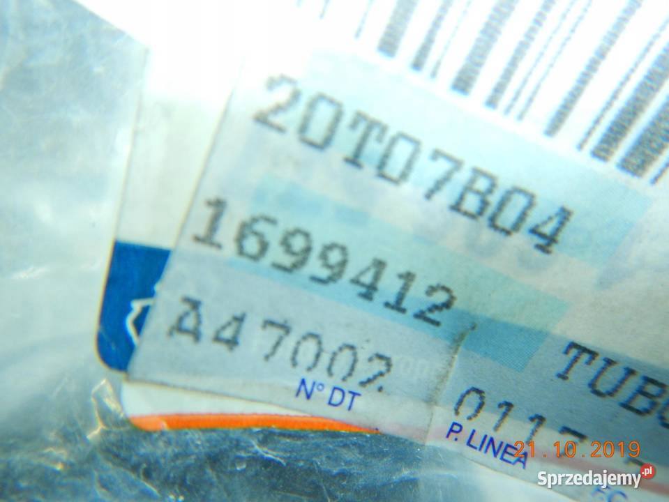 PRZEWÓD POWIETRZA FILTRA FORD B 12 15 16