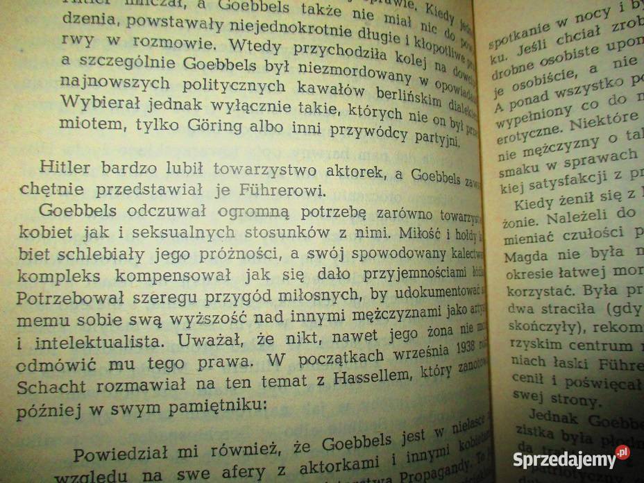 GOEBBELS RManvell historia wojna Hitler Rzesza łódzkie Łódź