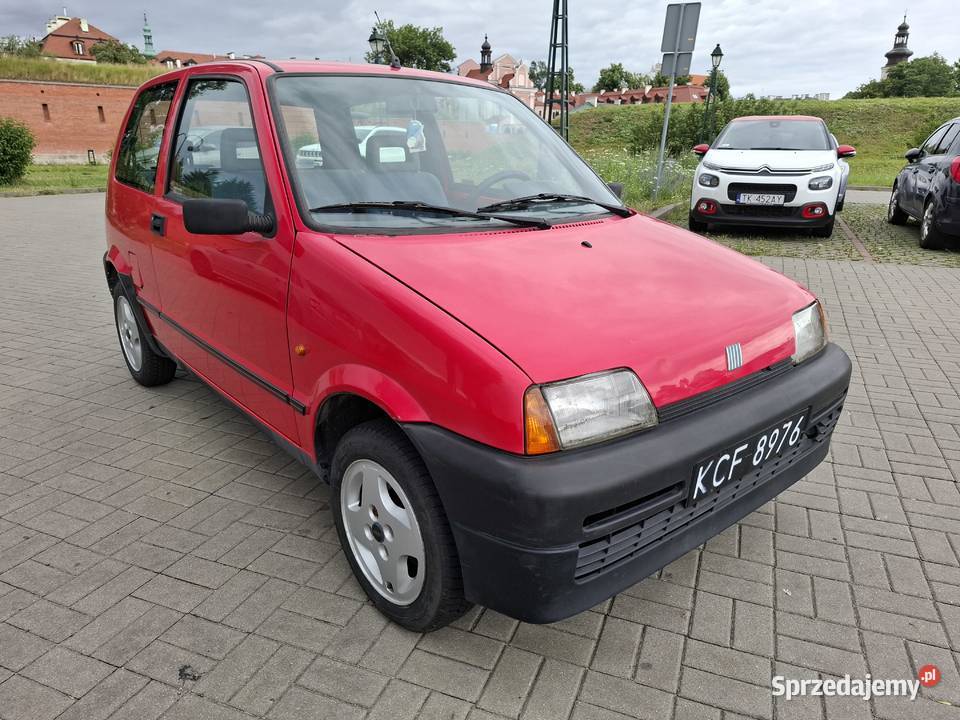 Fiat Cinquecento 900 benzyna 1994 czarne tablice nieuszkodzony