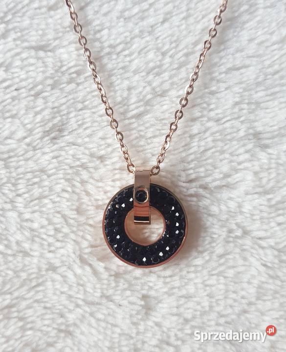 Nowy naszyjnik złoty kolor stal szlachetna Szczecin