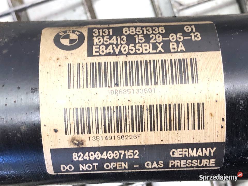 AMORTYZATOR PRAWY PRZÓD ZE SPRĘŻYNĄ BMW E84 20 Amortyzatory podkarpackie