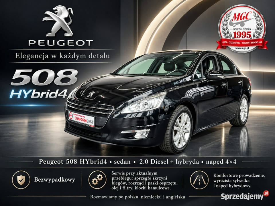 Peugeot 508 Peugeot 508 4Hybrid DUŻY SERWIS 4/5 508 Łaziska Górne