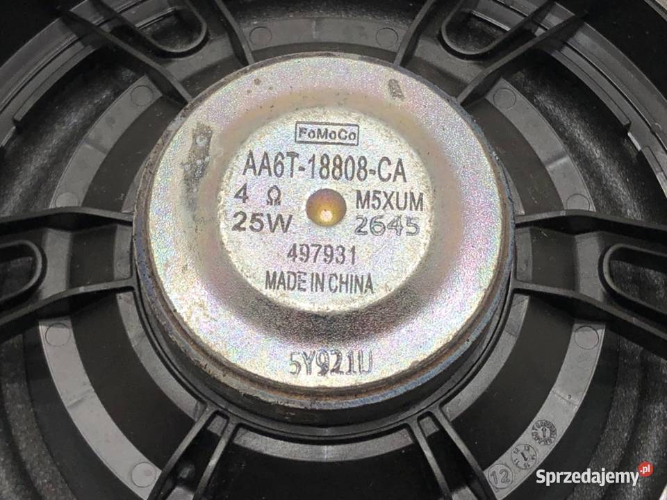 GŁOŚNIKI KOMPLET FORD ECOSPORT SUV AUDIO ZESTAW