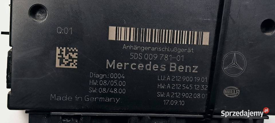 MODUŁ MERCDESBENZ W212 E350 5DS00978101 Lipno